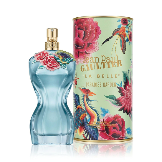Jean Paul Gaultier La Belle Paradise Garden EDP perfume bottle