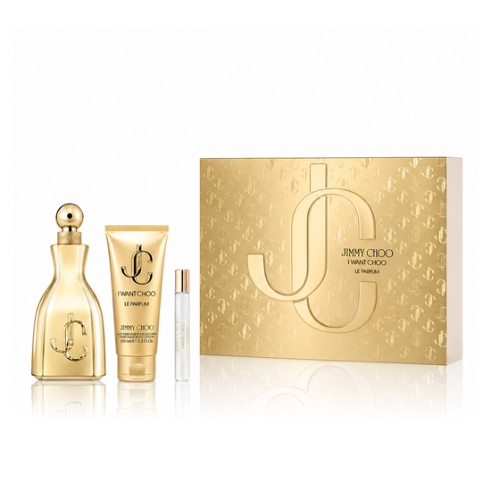 Jimmy Choo I Want Choo Le Parfum 100 ml + Le Parfum MINI 7,5 ml + BL 100 ml