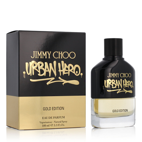 Jimmy Choo Urban Hero Gold Edition Eau de Parfum bottle
