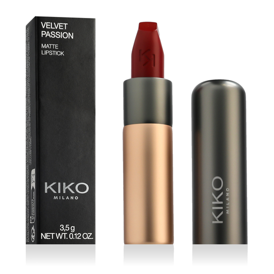 KIKO MILANO Velvet Passion Matte Lipstick (346 Intense Red)