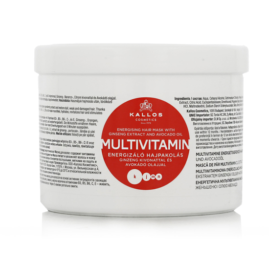 Kallos Multivitamin Energising Hair Mask, hair mask product