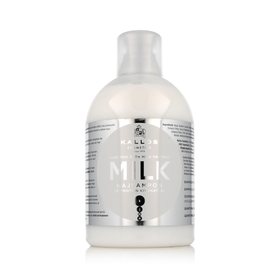 Флакон шампуня Kallos Hair Milk с кератином и молочным белком
