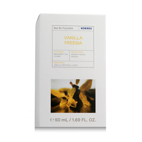 Korres Vanilla Freesia EDT uniseksinis tualetinis vanduo flakone