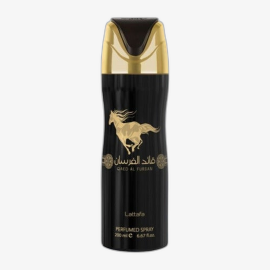 Lattafa Qaed Al Fursan Unlimited VAPO deodorant spray bottle