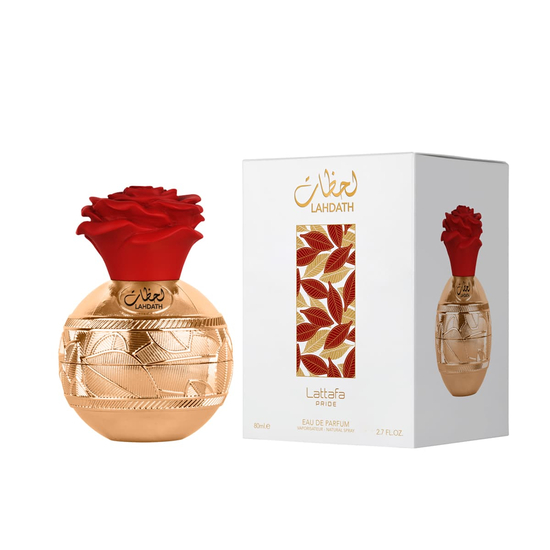 Lattafa Pride Lahdath EDP unisex Eau de Parfum bottle