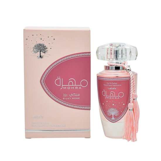 Lattafa Mohra Silky Rose EDP uniseks kvepalų buteliuko nuotrauka