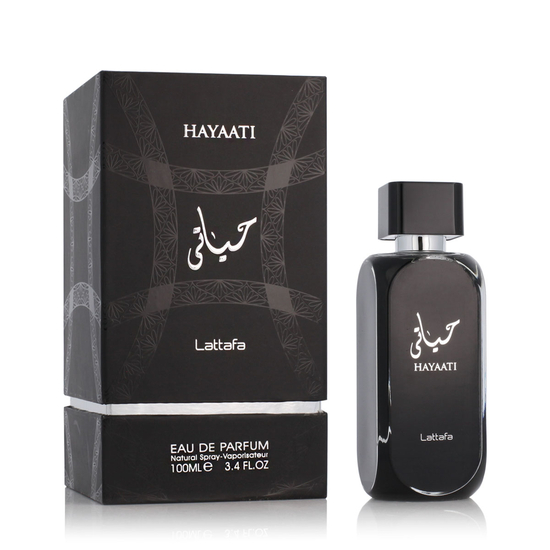 Lattafa Hayaati Eau de Parfum bottle for unisex fragrance