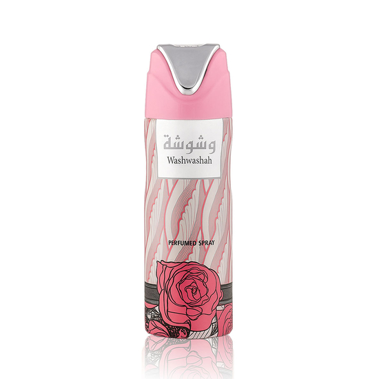 Lattafa Washwashah Deodorant VAPO spray bottle for personal care