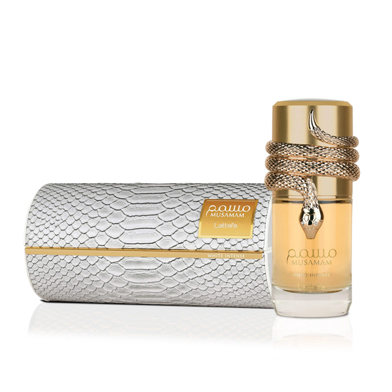 Lattafa Musamam White Intense EDP uniseks kvepalų flakonas