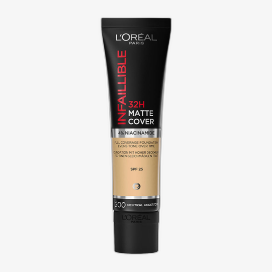 Тональный крем L'Oréal Paris Infallible 32H Matte Cover SPF 25, оттенок 200