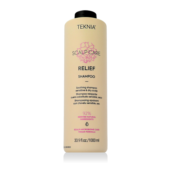 Lakme Teknia Scalp Care Relief Shampoo, a gentle cleanser for sensitive scalp care