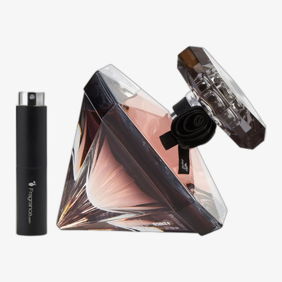 Lancôme La Nuit Trésor Le Parfum perfume bottle with floral evening scent