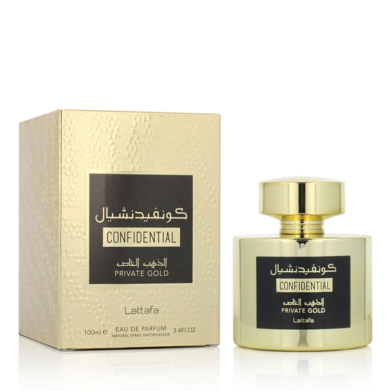 Флакон унисекс-парфюма Lattafa Confidential Private Gold EDP