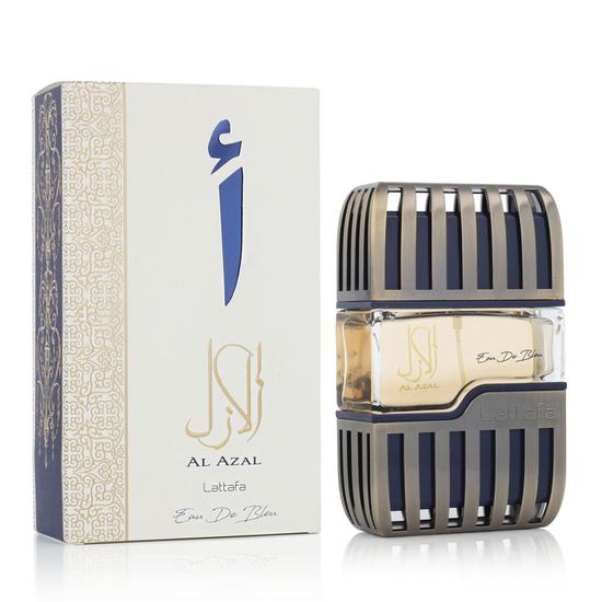 Lattafa Al Azal Eau De Bleu EDP unisex fragrance bottle
