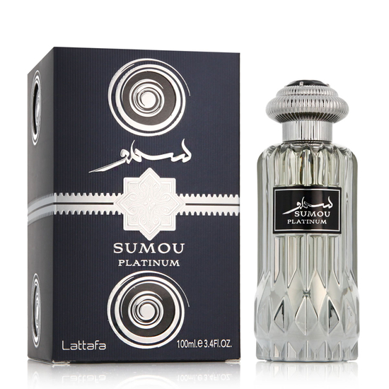 Lattafa Sumou Platinum EDP uniseksinių kvepalų flakono vaizdas