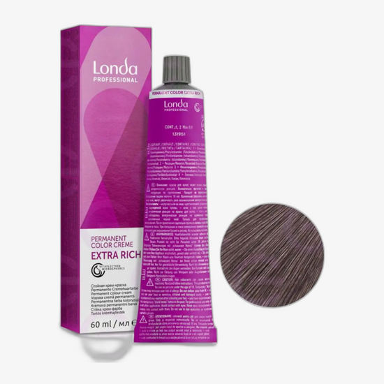 Londa Professional 7/16 Permanent Color Crème hair dye in Powdery Violet