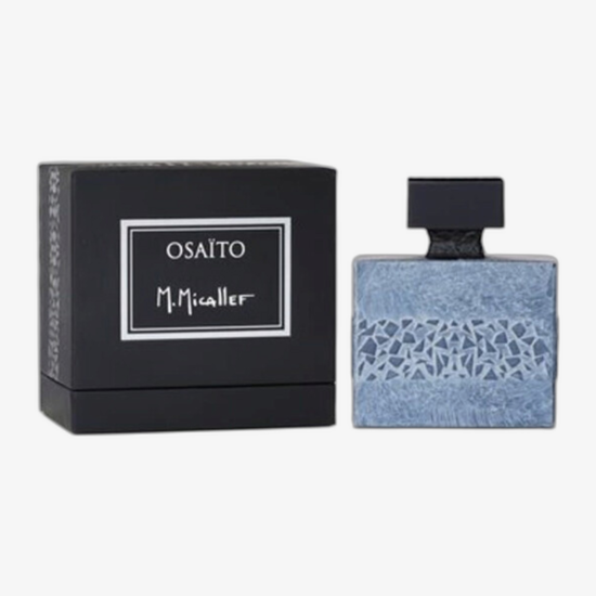 M.Micallef Osaïto Eau de Parfum bottle, a unisex fragrance in its product presentation
