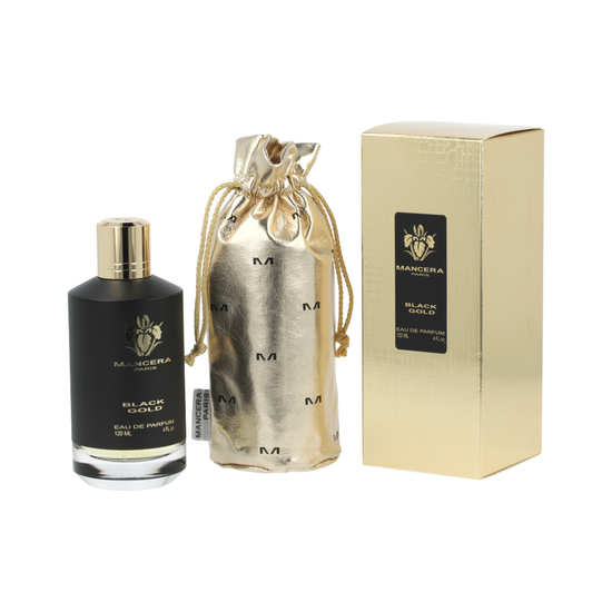 Mancera Paris Black Gold Eau de Parfum bottle, 120 ml