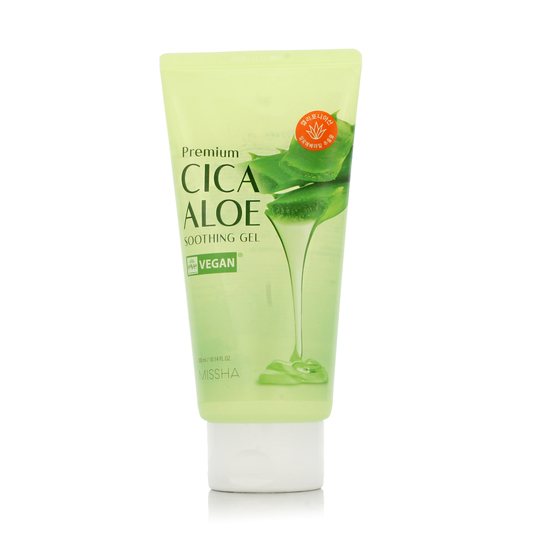 MISSHA Premium Cica Aloe Soothing Gel alavijo gelio pakuotė