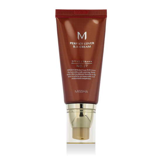 MISSHA M Perfect Cover BB Cream in No.27 Honey Beige, SPF 42 PA+++