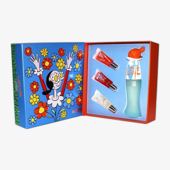 Moschino Cheap & Chic I Love Love EDT gift set with 30 ml fragrance and 50 ml body lotion