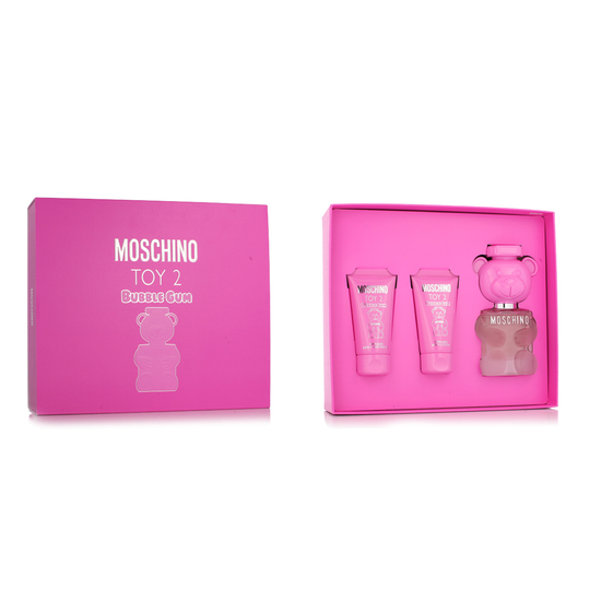 Moschino Toy 2 Bubble Gum EDT rinkinys su dušo geliu ir kūno losjonu
