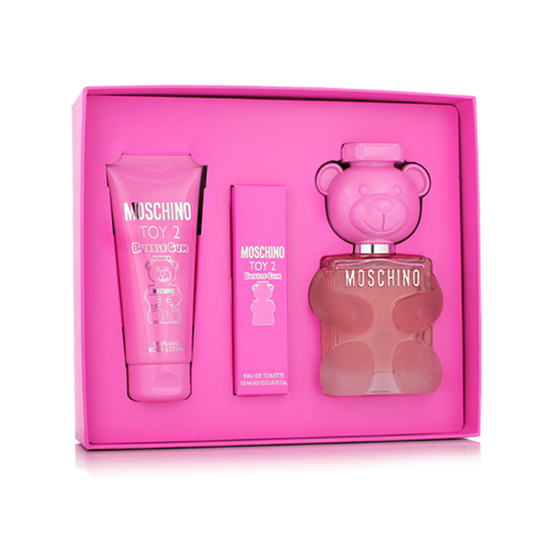 Набор Moschino Toy 2 Bubble Gum: туалетная вода, миниатюра и лосьон