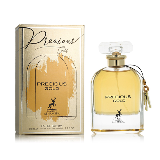 Maison Alhambra Precious Gold EDP unisex perfume bottle
