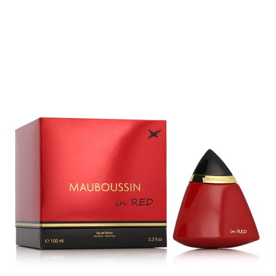 Mauboussin in Red EDP bottle, unisex Eau de Parfum fragrance