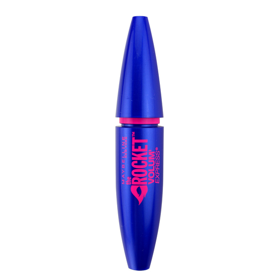 Maybelline VOLUM' EXPRESS the ROCKET™ juodas blakstienų tušas pakuotės nuotraukoje