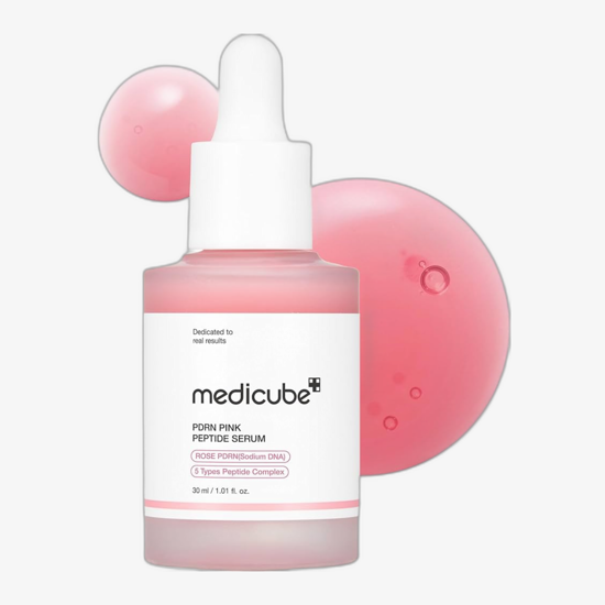 Medicube PDRN Pink Peptide Serum facial skincare product