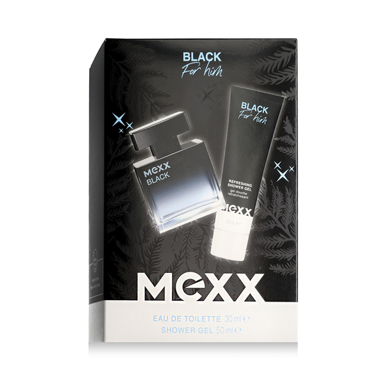 Набор Mexx Black Man: туалетная вода EDT и гель для душа