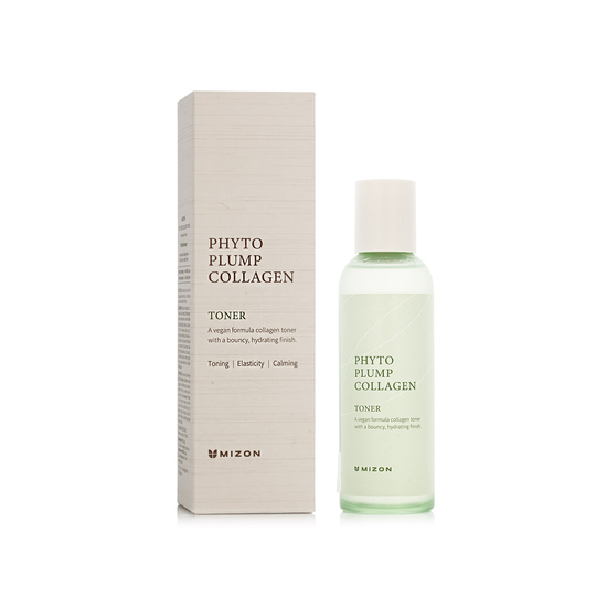 Mizon Phyto Plump Collagen Toner bottle for a facial skincare routine