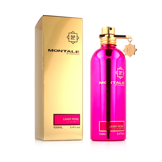 Montale Paris Candy Rose EDP bottle, a sweet floral unisex perfume