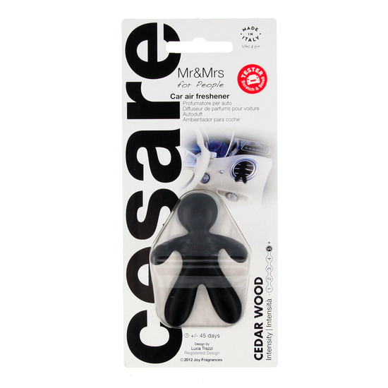 Mr & Mrs Fragrance Cesare Cedar Wood automobilio kvapas su kedro aromatu