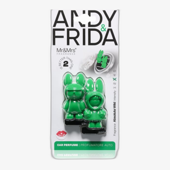 Mr & Mrs Fragrance Andy & Frida Absolute Wild kvapukai automobiliui