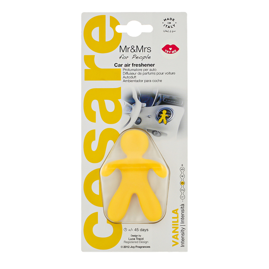 Mr & Mrs Fragrance Cesare Vanilla — ванильный ароматизатор для автомобиля