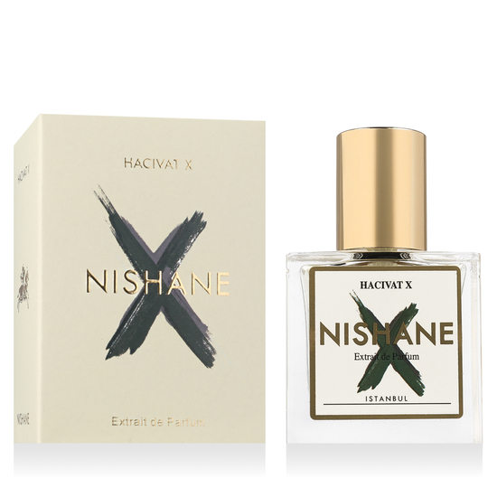 Nishane Hacivat X EP bottle, a unisex perfume with fresh woody character