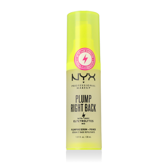 NYX Professional Makeup Plump Right Back serumo ir makiažo bazės pakuotės nuotrauka