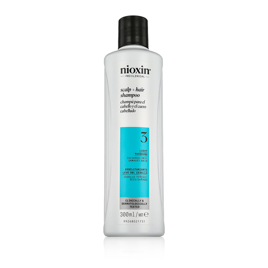 Nioxin System 3 šampūnas lengvai retėjantiems plaukams produkto nuotraukoje