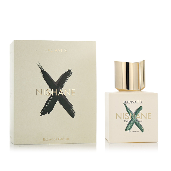 Nishane Hacivat X EP bottle, a unisex perfume with fresh woody character