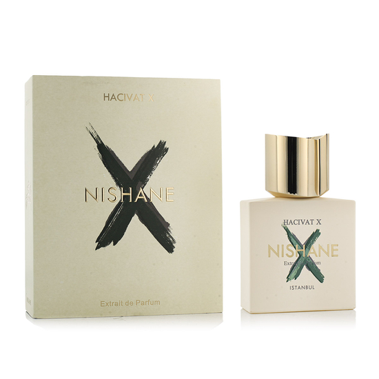 Nishane Hacivat X EP bottle, a unisex perfume with fresh woody character