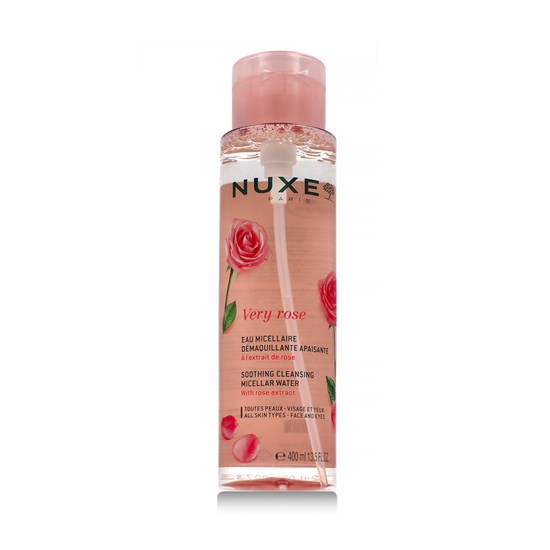 Nuxe Very Rose Soothing Cleansing Micellar Water for daily face cleansing