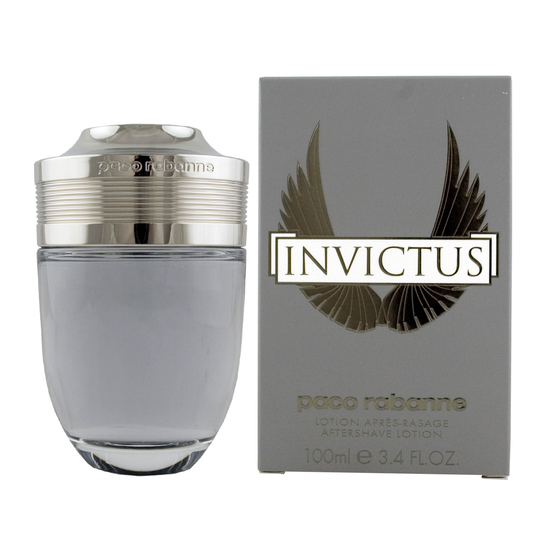 Paco Rabanne Invictus after shave lotion for a men's grooming routine