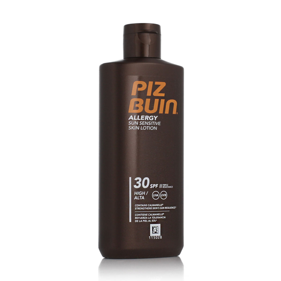 Флакон Piz Buin Allergy Sun — солнцезащитный лосьон SPF 30 для чувствительной кожи