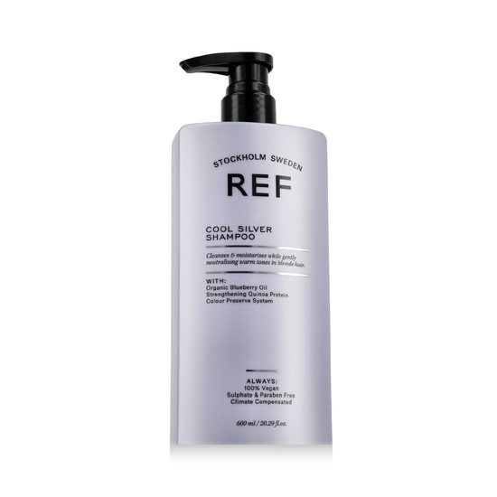 REF Cool Silver Shampoo – sidabrinis šampūnas šviesiems plaukams