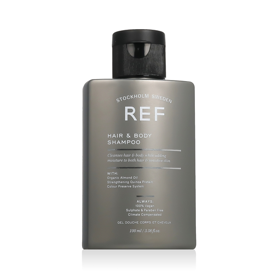 REF Hair & Body Shampoo for cleansing hair and skin daily