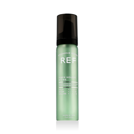 REF Fiber Mousse N°345 plaukų formavimo putos produkto nuotraukoje