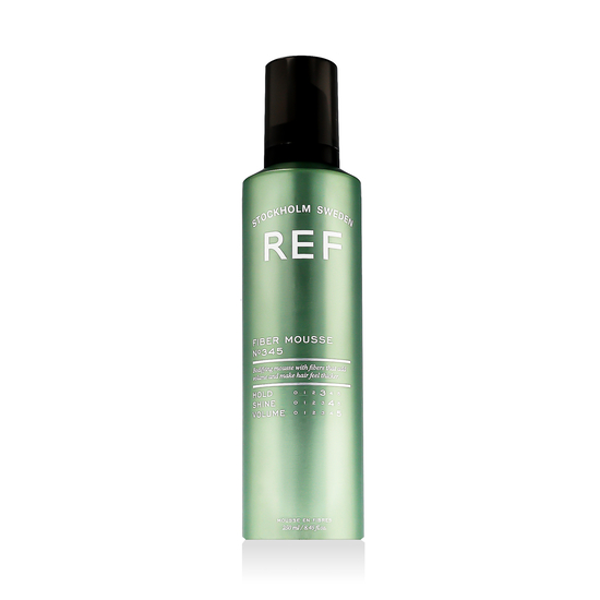 REF Fiber Mousse N°345 plaukų formavimo putos produkto nuotraukoje