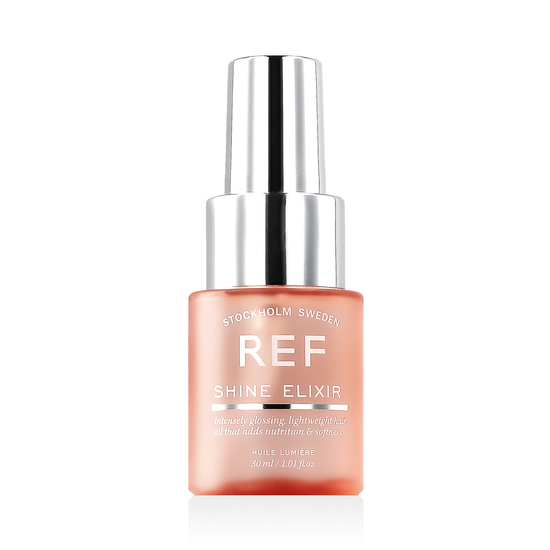 REF Shine Elixir plaukų eliksyras blizgesiui ir neklusnioms sruogoms